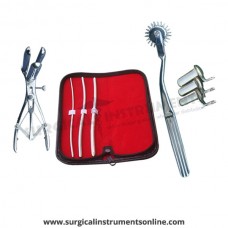 Hegar uterine dilator 3 pieces set,3-4, 5-6, 7-8, pinwheel, mathieu, collin 3pcs
